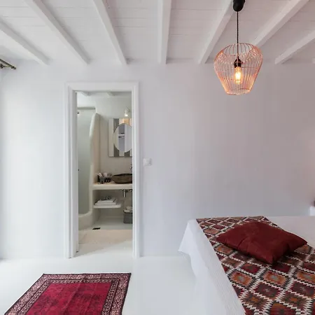 ホテル Extravagant Mykonos - Pousha - 5 Bedrooms - Sea Front Location - Whitewashed Architecture Agios Ioannis Diakoftis